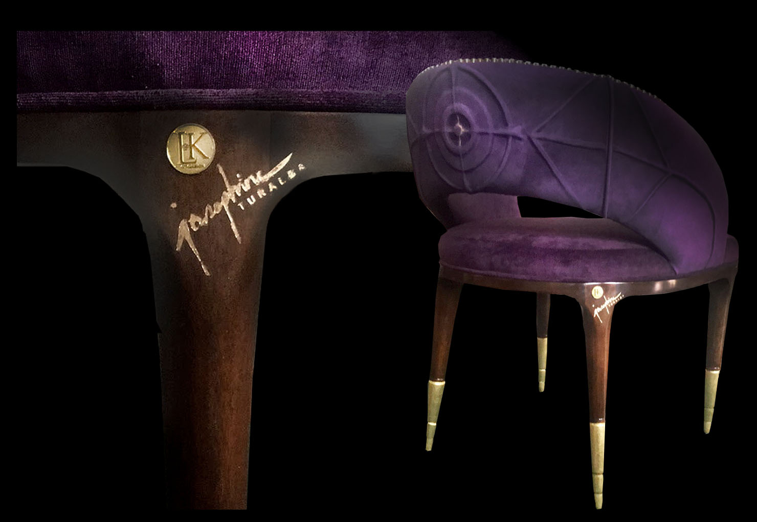 Table - J. Turalba Collaboration - Luxury-furniture-details - THOMAS & GEORGE ARTISAN FURNITURE - Thomas & George Fine Furniture Inc.